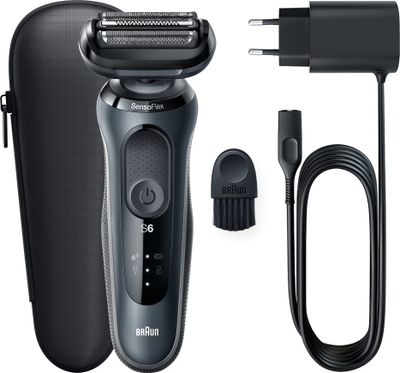 Rrojkë elektrike Braun Series 6 60-N1000S, Li-Ion, që s’e hyn uji, gri