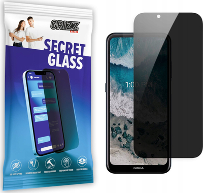 Xham privatësie për ekran Grizz SecretGlass Nokia X100, mbrojtje qeramike, shumë i kthjellët, i tejdukshëm