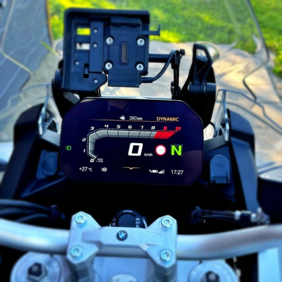 Xham mbrojtës hibrid 3mk FlexibleGlass për BMW R 1250 GS 2018, fleksibël, rezistent ndaj gërvishtjeve, transparent