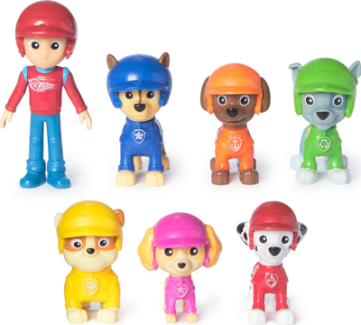 Set lodrash Paw Patrol Rescue Wheels, 7 figura aksioni, për kalamaj 3+