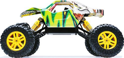 Makina lodër me telekomandë Double E Rock Crawler Scribble, 4x4, shumëngjyrëshe