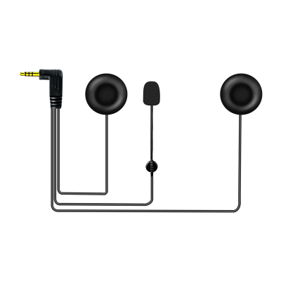 Headset për helmetë motoçiklete EJEAS HIFI-MH, për interkom Q2, lidhje 3.5mm, i zi
