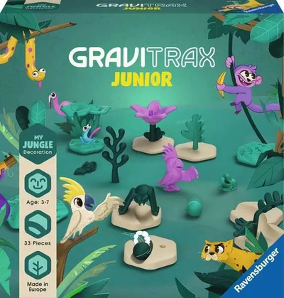 Set zgjerimi GraviTrax Junior Jungle Track, për pistë rruazash, për kalamaj 3+