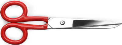Gërshërë për shpi Kulig, 18 cm, çelik inox, të kuqe