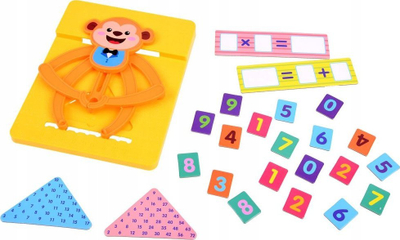 Loja edukative Math Monkey GR0436, mbledhje dhe shumëzim, shumëngjyrëshe