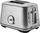 Toster Sage Toast Select Luxe, 2 feta, çelik inox, argjend