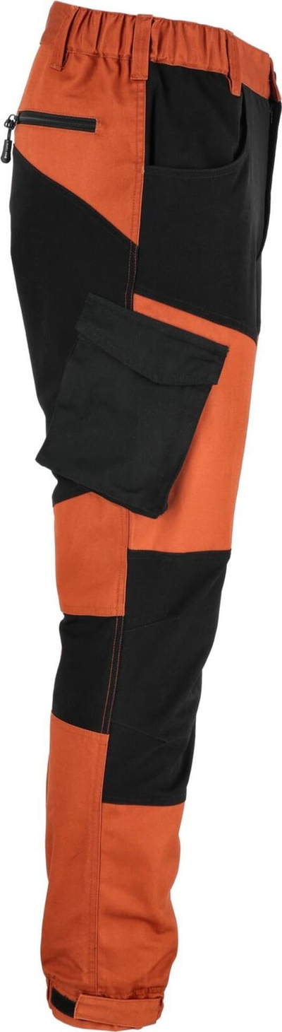 Pantallona pune Lahti Pro Work Trousers Stretch Line, përmasa 2XL, material elastic