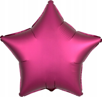 Balonë yll satin Purple Lustre, 48cm, vjollcë me shkëlqim