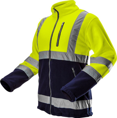 Bluzë pune Neo Warning, fleece, madhësia M, e verdhë