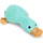 Lodër pelushi për qen Beeztees Duck Peppin, 36x23x9 cm, me zë, blu