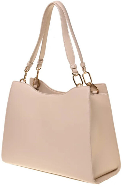 Çantë shpatulle Love Moschino JC4261PP0MKG0104, lëkurë sintetike, 36x23x15 cm, beige
