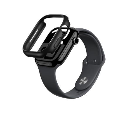 Куќиште за паметен часовник AmazingThing Minimal за Apple Watch 46mm, PC, мат, црна