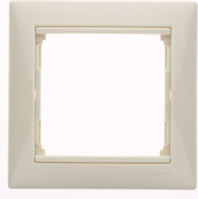 Kornizë Legrand Valena 774351, njëfishe, 82x82mm, krem