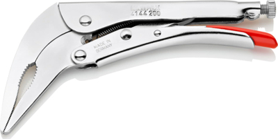 Pinca bllokuese Knipex 41 44, hundë e gjatë, 200 mm, argjendt