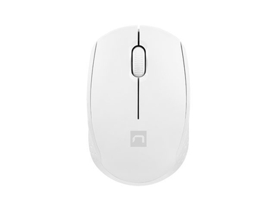 Безжичен глушец Natec Stork NMY 2188, 1600 DPI, USB, бел