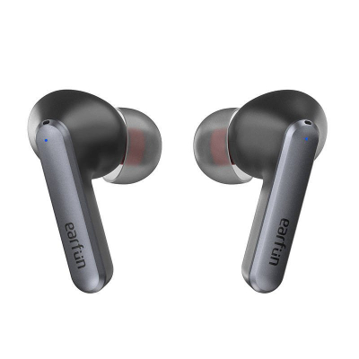 Kufje wireless EarFun Air S, Bluetooth 5.2, ANC, të zeza
