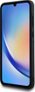 Kapak telefoni Guess PU 4G me logo metal, për Samsung Galaxy A35 5G, gri