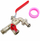 Градинарска чешма DOUBLE GARDEN LEVER TAP, 1/2" x 2x3/4", бронза со никел обвивка