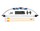 Hark compound Poe Lang EK Firestar, 25 lbs, 28", blu karbon