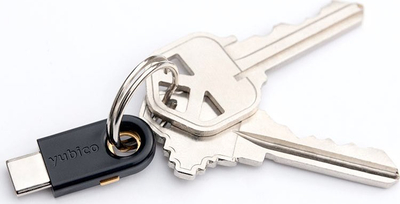 Çelës sigurie Yubico YubiKey 5C, USB C, FIDO2 U2F, i zi
