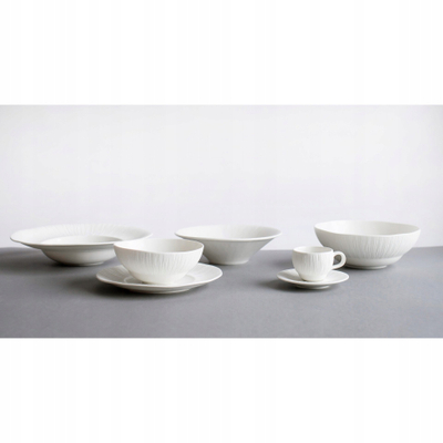 Enë porcelani Verlo SENSE Bowl, 20 cm, 1300 ml, e bardhë gri