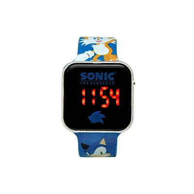 Orë digjitale për fëmijë Disney Sonic The Hedgehog, e kaltër