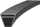 Rrip V Stomil Sanok Standard B17, profil B, i gjatë 2100mm, i zi