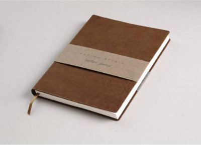 Fletore Clairefontaine Flying Spirit, 14.8x21cm, 180 faqe, lëkurë ngjyrë konyak