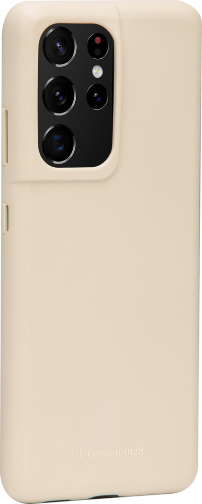 Kllëf telefoni Dbramante1928 Bornholm, për Samsung Galaxy S21 Ultra 5G, material i biodegradueshëm, ngjyrë bezhë