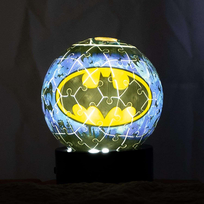 Puzzle 3D me dritë nate Ravensburger Batman, 15.9 cm, shumëngjyrësh