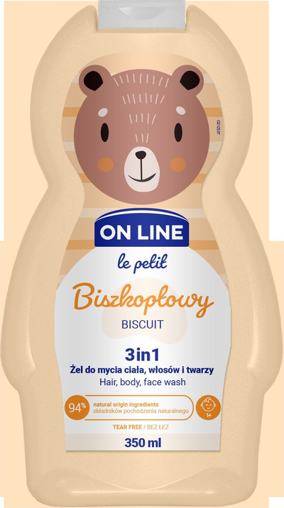 Xhel dushi për kalamaj On Line Le Petit, Biscuit, 350 ml