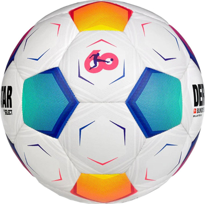 Top futbolli Select Derbystar Bundesliga Brillant Replica 2023, për stërvitje, i bardhë me shumë ngjyra