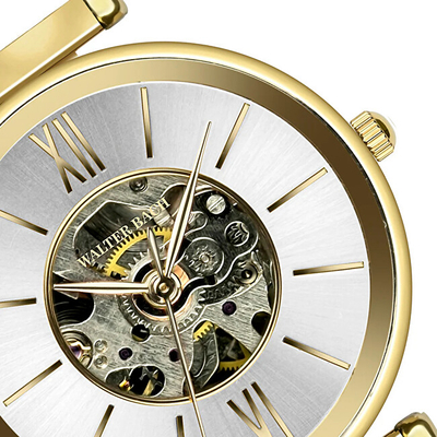 Orë për femra Walter Bach Aurora Glisten Automatic WCZ-4214GQ, e artë