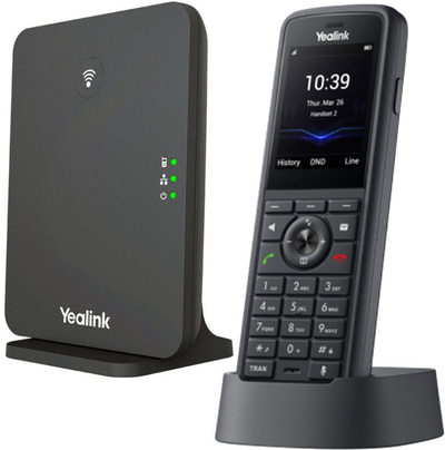 Telefoni pa tela Yealink SIP DECT SIP-W79P Pro, ekran 2.4", IP67, i zi