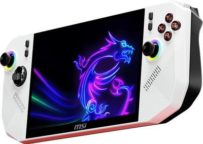 Konzolë portabël gaming MSI Claw A8 AMD, ekran 7", SSD 512GB, e bardhë