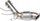 Downpipe shkarkimi BMW N57X 550d 750d F01 F02 F10 F11, çelik inox, diametër 90mm