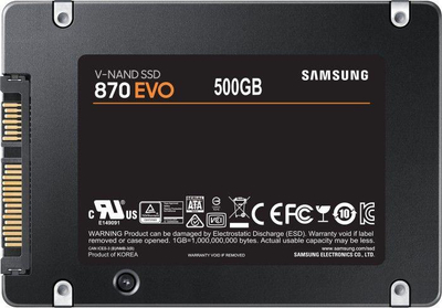 Disk SSD Samsung 870 EVO, 500GB, 2.5" SATA III