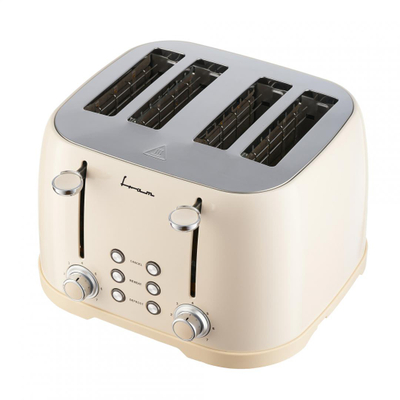 Toster FRAM FTP-800CR, 1600W, 4 feta, krem