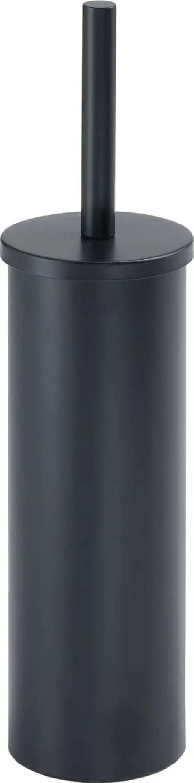 Furçë tualeti Gedy Tonga, çelik ino Chromall, 9.1x9.1x37.7cm, e zezë mat