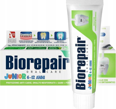 Паста за заби за деца Биорепер Џуниор 6-12 години, нане, 75 ml