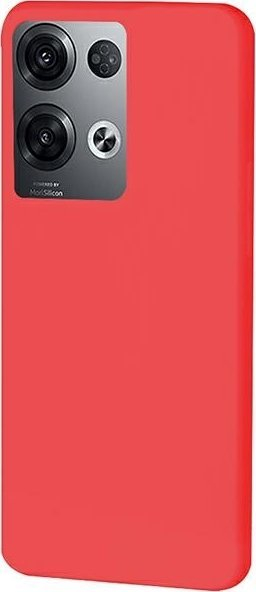 Këllëf telefoni Oppo Reno 8 Pro, matte, TPU silikon, i kuq