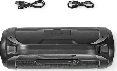 Altoparlant portativ Nedis Party Boombox, Bluetooth, 80W, IPX5, i zi