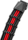 Set kabllosh CableMod C-Series PRO ModMesh 12VHPWR për Corsair RM RMi RMx, PCIe 5.0, i zi me të kuqe