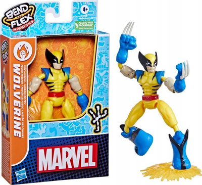 Figurë aksion Marvel Avengers Bend and Flex Missions, 15 cm, e lakuar, shumëngjyrëshe