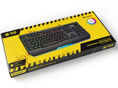Tastierë Gamezone Ray X, RGB, USB, e zezë