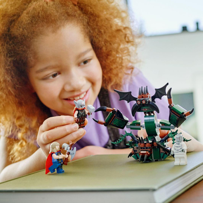 Lodër konstruktore Lego Super Heroes Attack on New Asgard 76207, 159 pjesë, për fëmijë 7+, shumëngjyrëshe