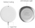 Karikues wireless Usams US-CD24, 10W, me LED, i bardhë