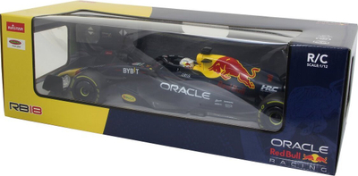 Makinë garash me pult Jamara Deluxe Cars Oracle Red Bull Racing RB18 1:12, 2.4 GHz, blu e errët