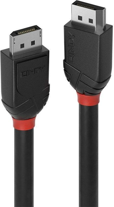 Kabllo Lindy DisplayPort- DisplayPort, 3m, e zezë