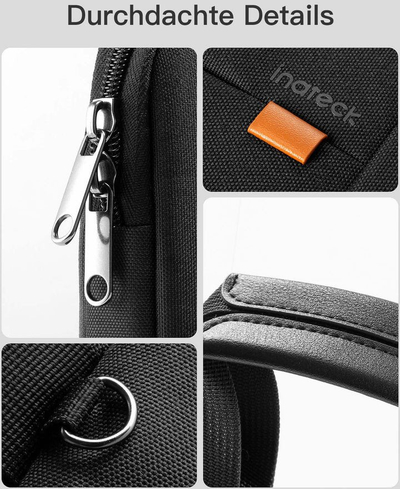 Çantë laptopi Inateck Corsair, 13\", për MacBook 14\", gri